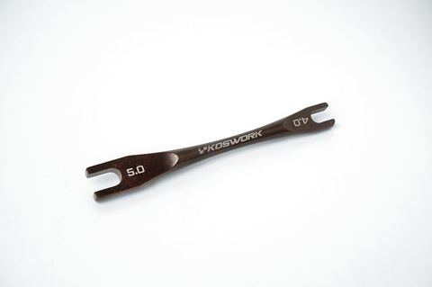 Steel Turnbuckle Wrench (4.0mm & 5.0mm) (For Tekno, Mugen, TLR, Yokomo, Agama)
