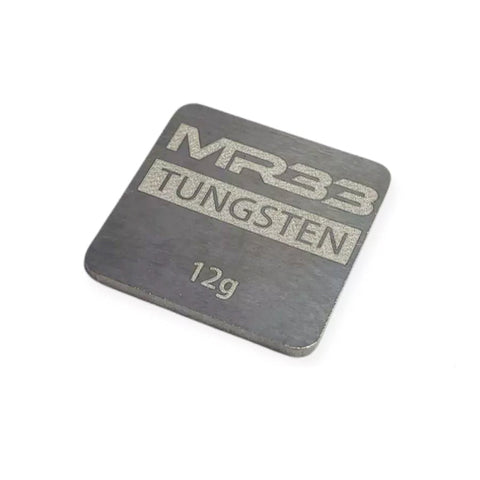 MR33 Tungsten Weight 21 x 21 x 1.5mm - 12g