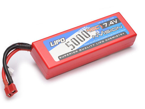 nVision Sport LiPo 5000 45C 7.4V 2S Deans