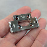 XB2 - Xray XB2 316 Stainless Steel 0° Front Bulkhead - ARC