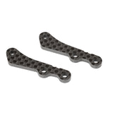 <R0242-3.0B> REAR LOWER ARM PLATE LC+3.0 (Carbon/2pcs)