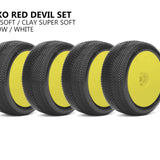 Jetko Red Devil 1/8 Buggy Clay Mounted Set (4pc)