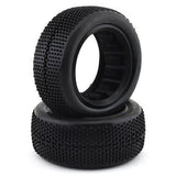 Super Mini - 1/10th 4WD Front Buggy Tires w/Grey Inserts (2pc)