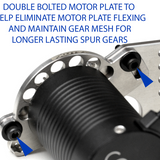 MT10 / Pro4 Sc10 HD Motor Cooling Plate Set, Stainless Steel