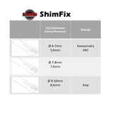 MR33 ShimFix SET Mounting Tools for Rollcenter Shims 6-10mm (3)