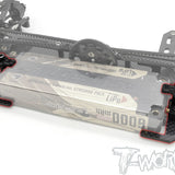 TE-257-X4-B Easy-Snap Battery Holder Set ( Xray X4'23/22 , T4 ) Brass