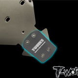 TO-220-8IGHTX 2.0	 Stainless Steel Rear Chassis Skid Protector (TLR 8IGHT X/E 2.0 & 8IGHT XT/XTE  ) 2pcs.