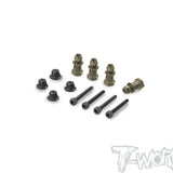 TO-240-X5B	Hard Coated 7075-T6 Alum. Shock Standoffs ( Hong Nor X5B)  4pcs. - Hard Coated 7075-T6 Alum. Shock Standoffs -2mm ( Hong Nor X5B)  2pcs.