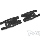 TO-246-B4.1  Graphite Rear A-arm Stiffeners 1mm ( For Team Associated RC8 B4.1 )