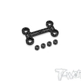 TO-328-M  Graphite Wing Mount One Piece Adapter ( For Mugen MBX8R/8/7R & Agama A319/A319E/Hong Nor X5B )