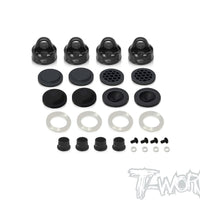 TO-343-X5B    Black Hard Coated 7075-T6 Alum Mult-adjust alternatives Shock Cap ( For Hong Nor X5B/iX5B )