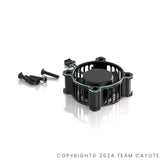 CAYOTE Crest X/X Evo Aluminum 25x25x10mm Cooling Fan w/Micro Plug (Aurora Green)