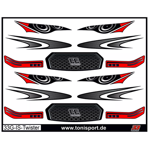 33Graphix Inside Headlight Sticker Xtreme Twister/Speciale