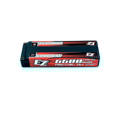 EZpower 2S 7.6V 6600mAh 140C LCG LiPo HV Battery