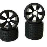 Gravity RC 1:12 Mounted Rubber Tyres (4pc)