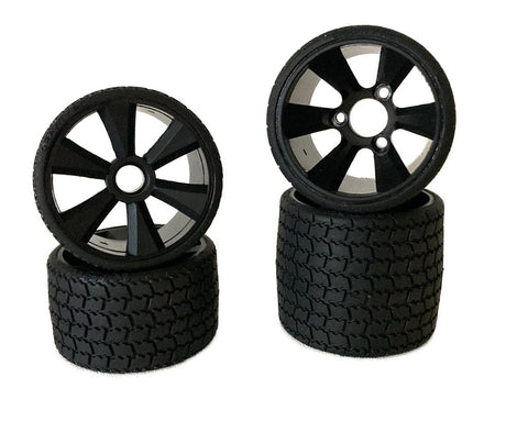 Gravity RC 1:12 Mounted Rubber Tyres (4pc)