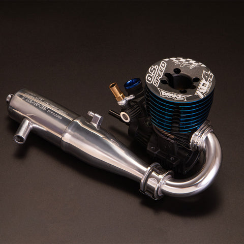 OS Engines Speed B21 Adam Drake 4 .21 Buggy Engine w/ Pipe & Manifold