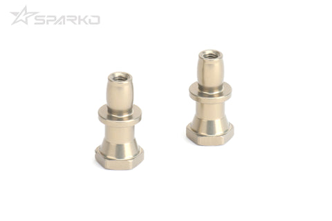 Sparko F8 Shock Ball Stud Offset 1mm for Front (2pcs) (F84013-1)