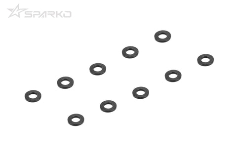 Sparko Plastic steering Shim 1mm POM(10pcs)