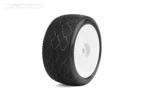 JETKO J-Zero 1/8 Truggy Pre-Glued Tires (PAIR)