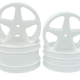 Losi XX 5 Spoke 2WD Set with 26mm Wide Front Wheels (4pc)