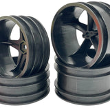 Losi XX4 5 Spoke 4WD Set (4pc)