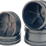 Losi XX Dish 2WD Set with 21mm Narrow Front Wheel (4pc)