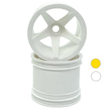 RC10T, T2, T3, GT Classic 5 Spoke Truck Wheel FRONT (2pc)