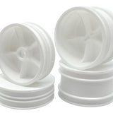 Losi JRX2 Dish Wheel Set NARROW Front (4pc)