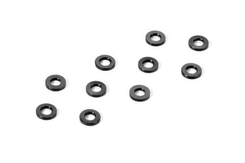 XRAY Alu Shim 3x6x0.5mm - Black (10) - XY303121-K