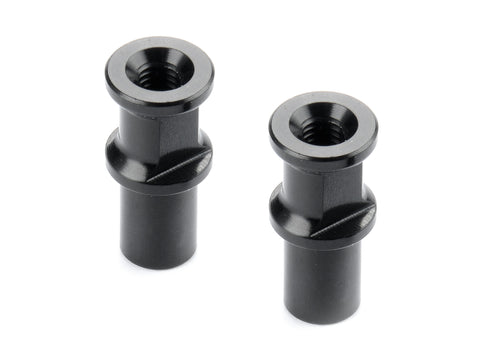 X4 Alu Steer.Post for Dual Servo Saver -Deep.Countersunk (2)