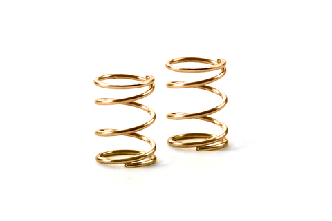 XRAY Spring 4.25 Coils 3.6x6x0.4mm, C=1.5 - Gold (Soft) (2) - XY372176