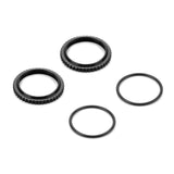 XLP2 ALU SHOCK ADJUSTABLE NUT - BLACK (2)