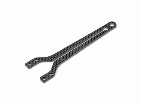 XRAY X4 Graphite Upper Deck - Split Front - 2.0mm - XY301072