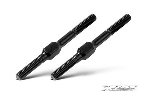 XRAY Alu Adjustable Turnbuckle M3 L/R 39mm - SWISS 7075 T6 (2) - XY302612