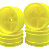 Losi JRX2 Dish Wheel Set WIDE Front (4pc)