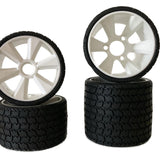 Gravity RC 1:12 Mounted Rubber Tyres (4pc)