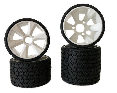 Gravity RC 1:12 Mounted Rubber Tyres (4pc)