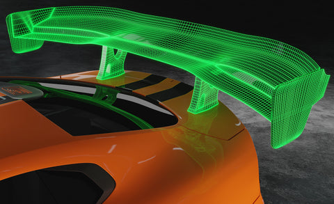 GT huge racing clear wing set for VPR drag body shell – Speedy RC