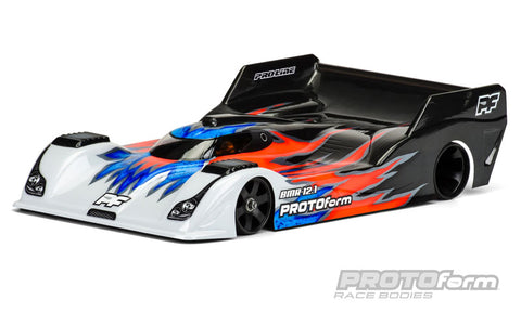 BMR-12.1 light Weight Clear Body for 1:12 On-Road - Speedy RC