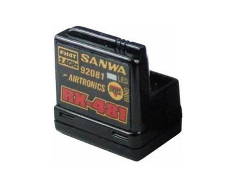 SANWA RX-481 2.4GHZ FHSS-4 BUILT-IN ANTENNA - Speedy RC