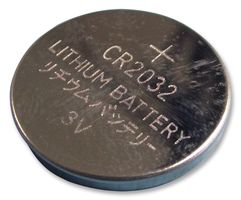 CR2032 - Battery, Coin Cell, 3 V, 2032, Lithium, 210 mAh, Pressure Contact, 20 mm - Speedy RC