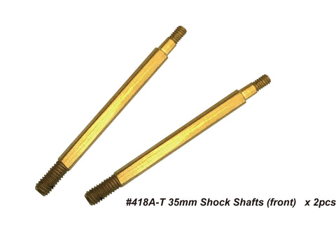 HN GT Shock Shafts titatium coated 45mm (#418A-T)
