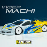 Xtreme Aerodynamics EP Mach1 190mm TC body - Speedy RC