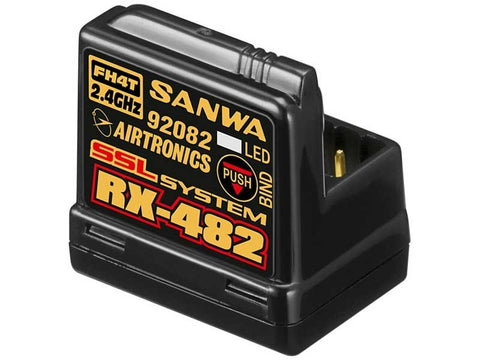 SANWA RX-482 2.4GHz FHSS4 Spread Spectrum System 4Ch Receiver - Speedy RC