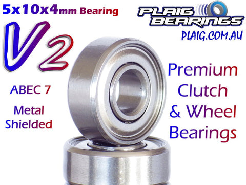 5x10x4mm V2 PREMIUM Bearing – Metal Shielded – MR105zz - Speedy RC