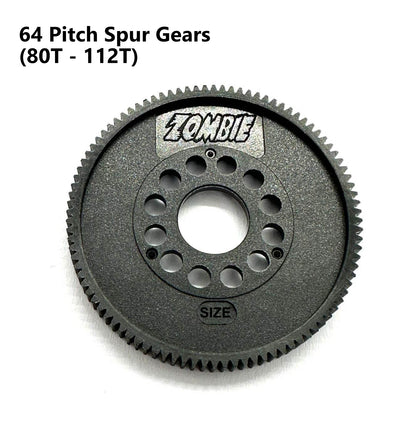 Team Zombie 64P Spur Gears (80T - 112T)