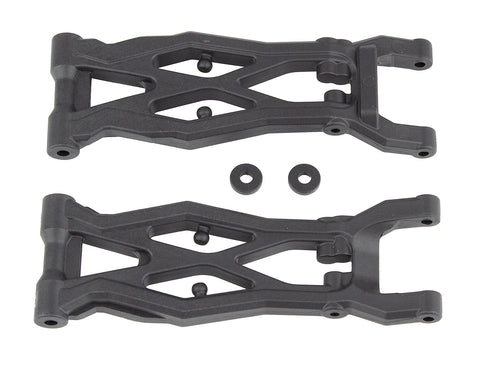 RC10T6.2 FT Rear Suspension Arms, gull wing, carbon (ASS71141) - Speedy RC