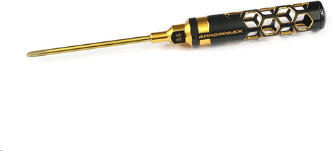 ARROWMAX Phillips Screwdriver 3.5 X 100mm Black Golden(AM-440136-BG) - Speedy RC