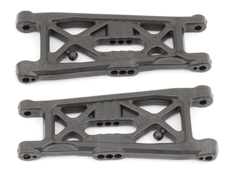 Team Associated RC10B6 Flat Front Suspension Arms, hard (ASS91672) - Speedy RC